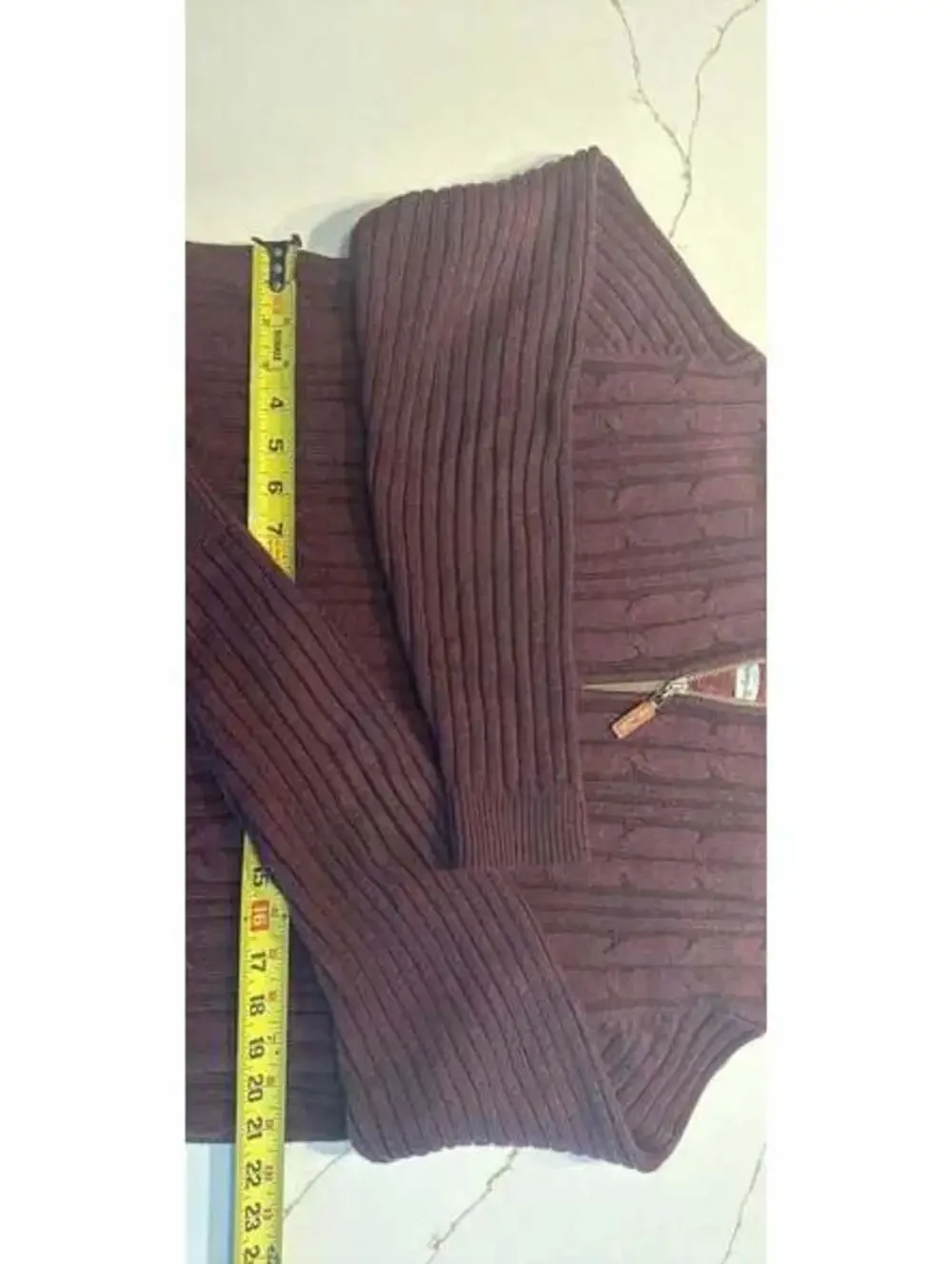 Tommy Bahama Coolside Madeira IslandZone Quarter-Zip Sweater Burgundy Man Medium